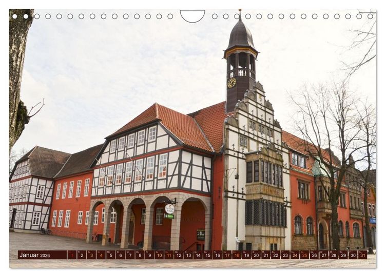 Produktbild: Nienburg - Weser (Wandkalender 2026 DIN A4 quer), CALVENDO Monatskalender
