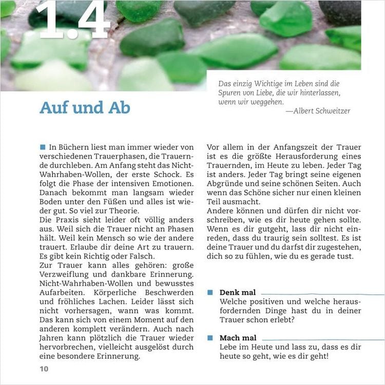 Produktbild: Trauer durchleben