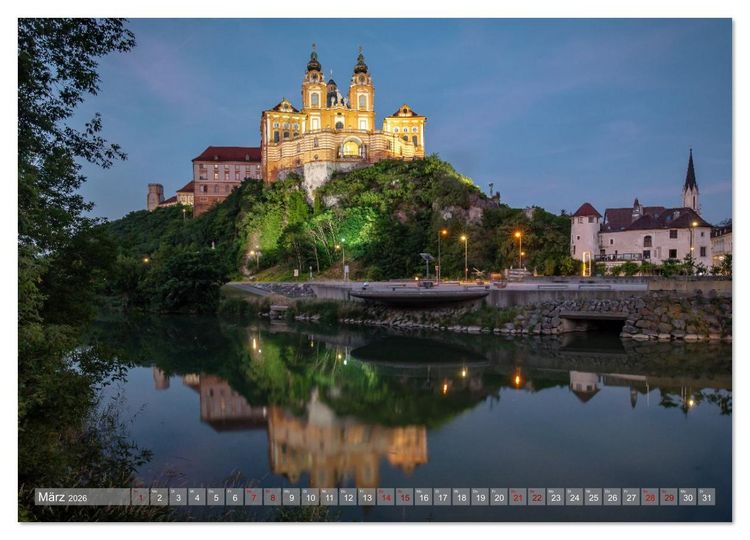 Produktbild: Zauberhafte Wachau (Wandkalender 2026 DIN A2 quer), CALVENDO Monatskalender