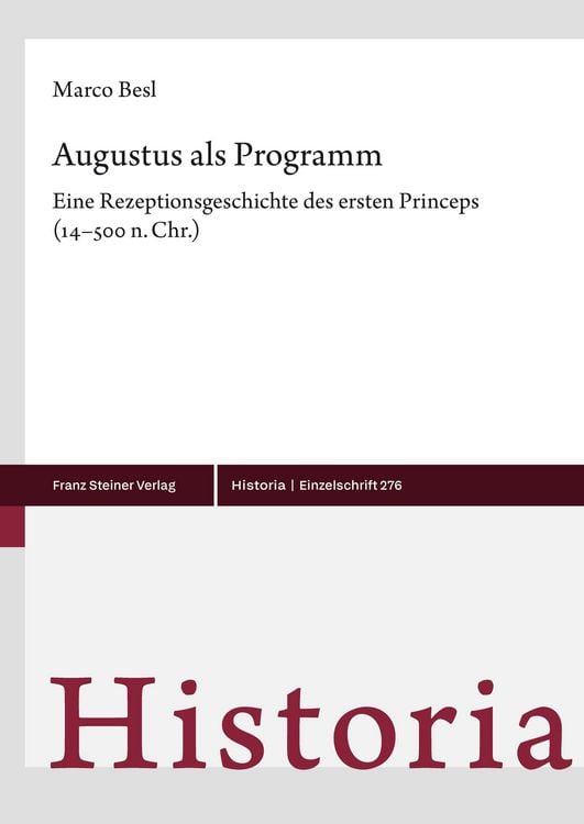 Produktbild: Augustus als Programm