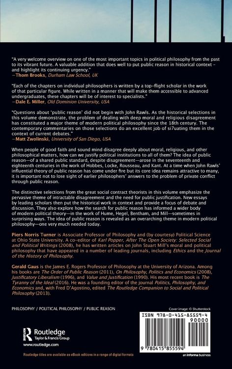 Produktbild: Public Reason in Political Philosophy