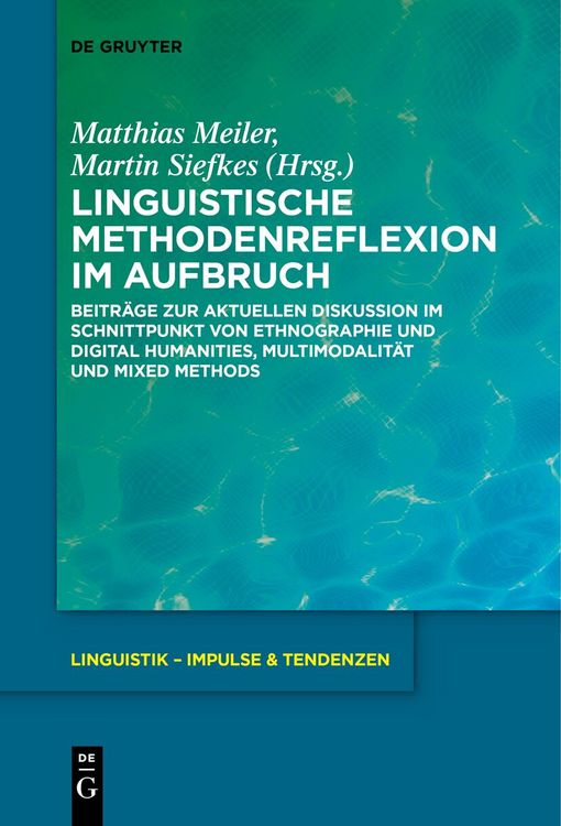 Produktbild: Linguistische Methodenreflexion im Aufbruch