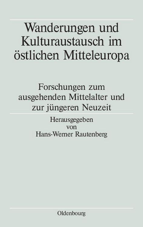 Produktbild: Wanderungen und Kulturaustausch im &ouml;stlichen Mitteleuropa