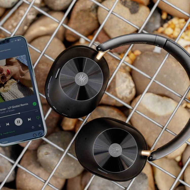 Produktbild: OneOdio Over Ear Kopfh&ouml;rer Bluetooth&reg; Schwarz Noise Cancelling Handy