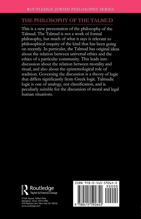 Produktbild: Philosophy of the Talmud