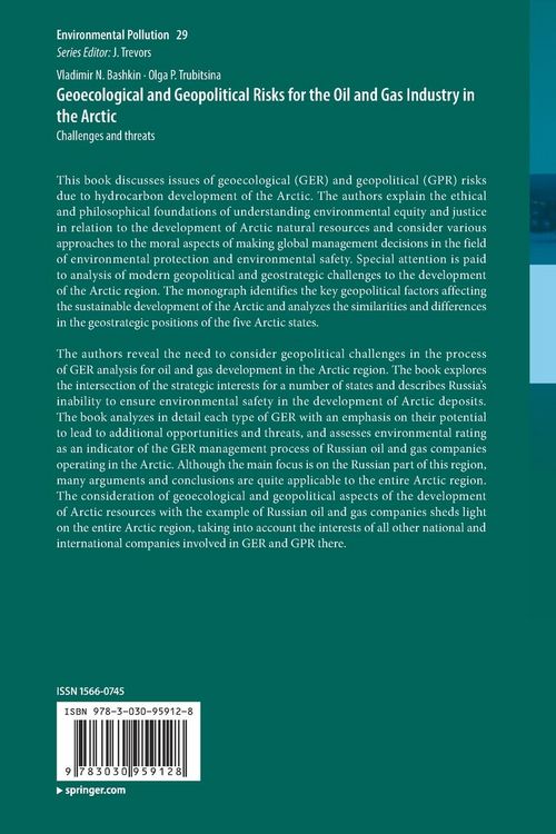 Produktbild: Geoecological and Geopolitical Risks for the Oil and Gas Industry in the Arctic