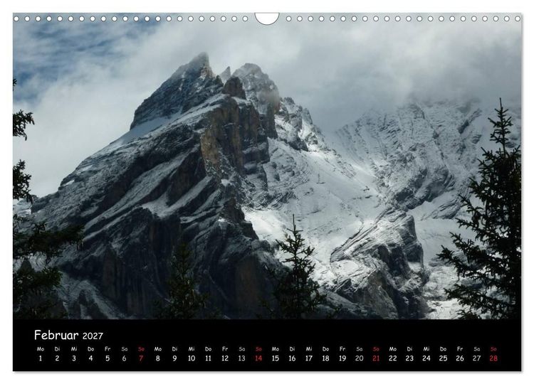 Produktbild: Alpenwelten (Wandkalender 2027 DIN A3 quer), CALVENDO Monatskalender