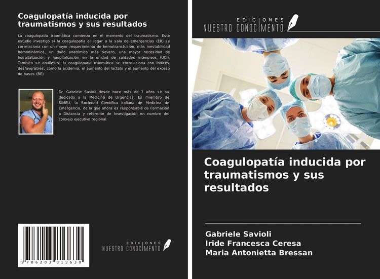 Produktbild: Coagulopat&iacute;a inducida por traumatismos y sus resultados