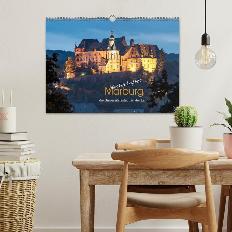 Produktbild: M&auml;rchenhaftes Marburg (Wandkalender 2026 DIN A3 quer), CALVENDO Monatskalender