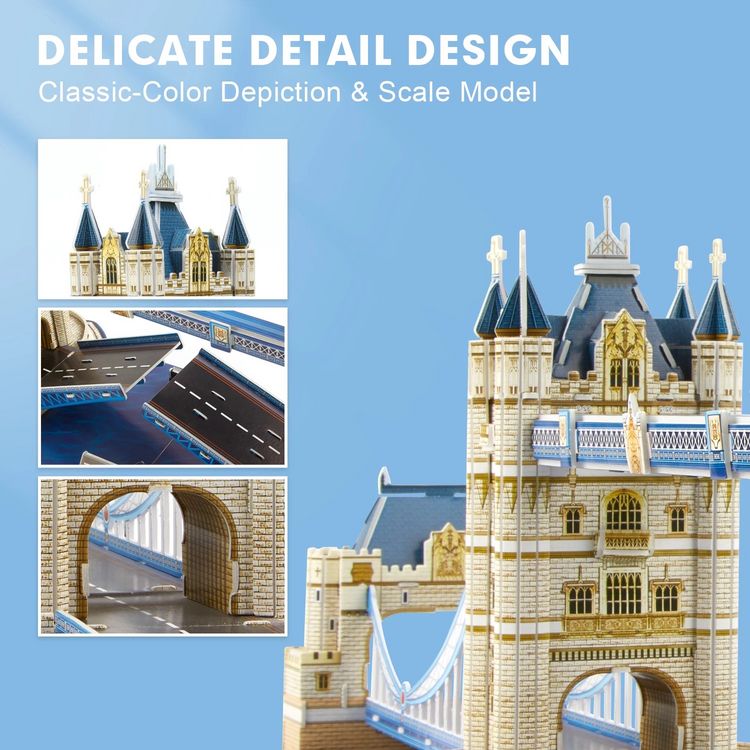 Produktbild: CUBICFUN - 3D Puzzle Tower Bridge 120 Teile