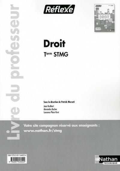 Produktbild: Droit Term Stmg (Pochette Reflexe) Professeur - 2017