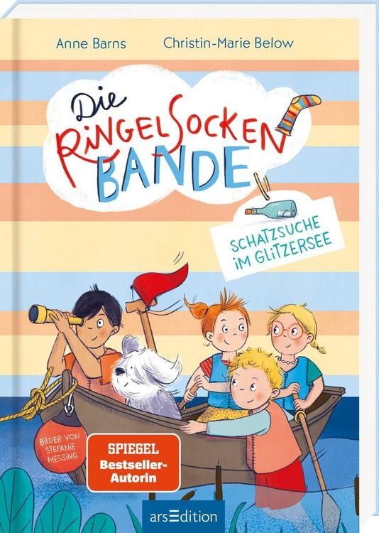 Produktbild: Die Ringelsocken-Bande &ndash; Schatzsuche im Glitzersee (Ringelsocken-Bande 3)