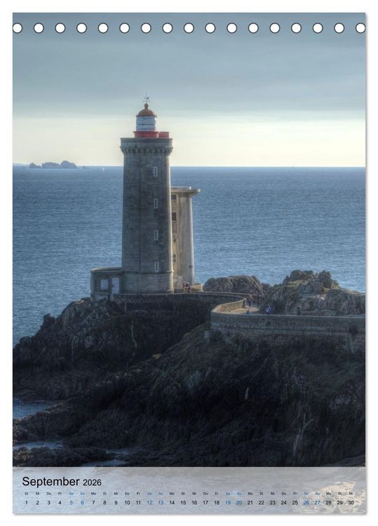 Produktbild: Bretagne. Traumhafte Gesichter einer Region (Tischkalender 2026 DIN A5 hoch), CALVENDO Monatskalender