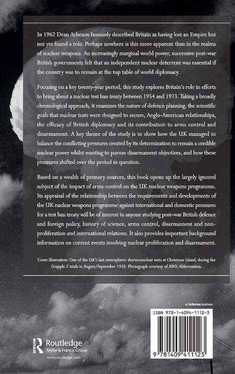 Produktbild: British Nuclear Weapons and the Test Ban 1954-1973