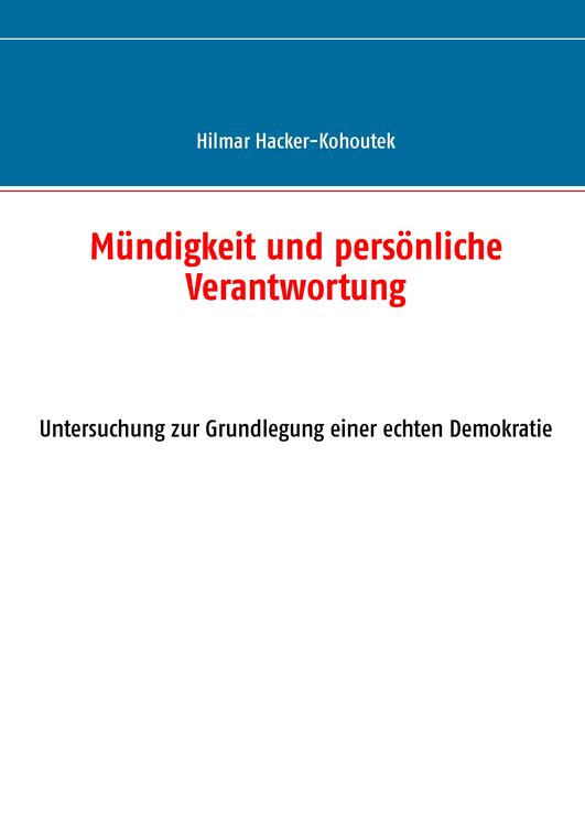 Produktbild: M&uuml;ndigkeit und pers&ouml;nliche Verantwortung