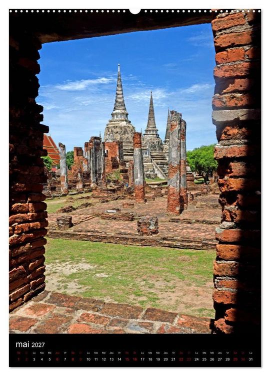 Produktbild: HORIZON THAILANDE (Calendrier mural haut de gamme 2027 DIN A2 horizontal), CALVENDO calendrier mensuel