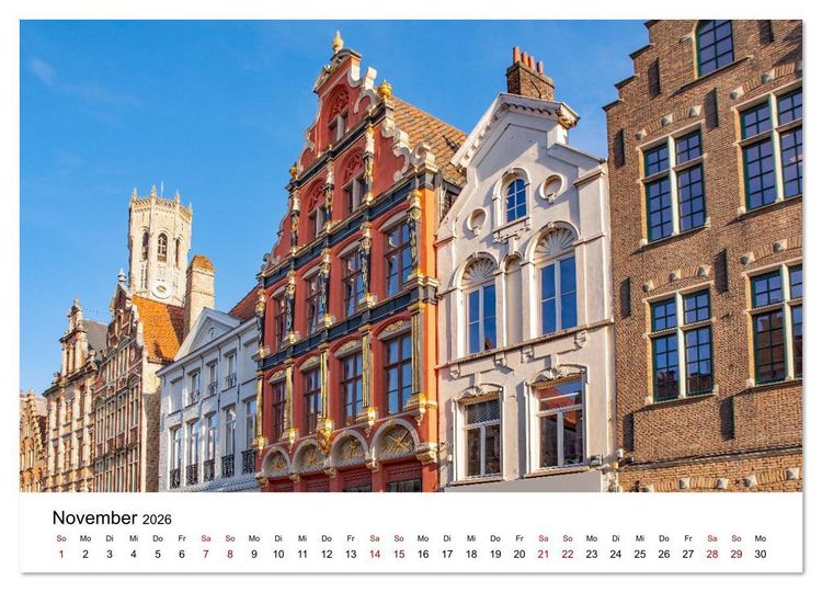 Produktbild: Br&uuml;gge - malerische Stadt mit Charme (Wandkalender 2026 DIN A4 quer), CALVENDO Monatskalender