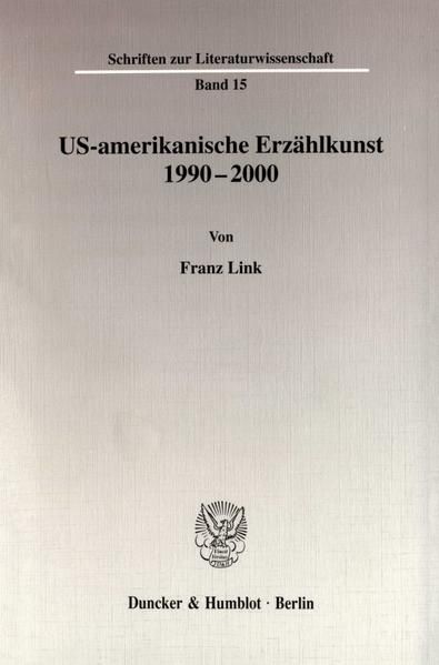 Produktbild: US-amerikanische Erz&auml;hlkunst 1990-2000.