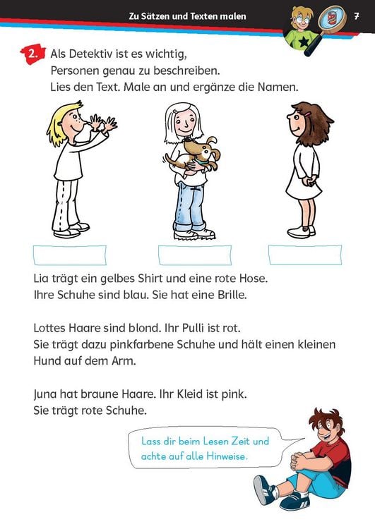 Produktbild: Die drei ??? Kids: Mein &Uuml;bungsheft Deutsch 2. Klasse - Fl&uuml;ssig lesen