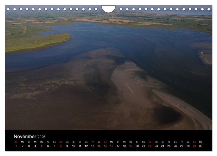 Produktbild: Die Nordseek&uuml;ste (Wandkalender 2026 DIN A4 quer), CALVENDO Monatskalender