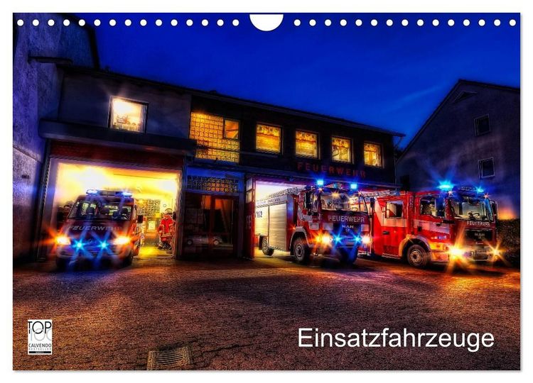 Produktbild: Einsatzfahrzeuge (Wandkalender 2027 DIN A4 quer), CALVENDO Monatskalender