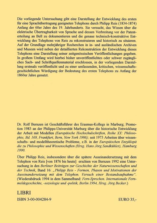 Produktbild: Das Telephon von Philipp Reis