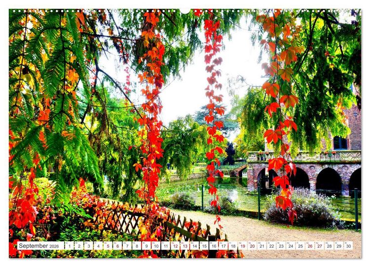Produktbild: Gr&uuml;nes Paradies - Schlosspark Paffendorf (hochwertiger Premium Wandkalender 2026 DIN A2 quer), Kunstdruck in Hochglanz