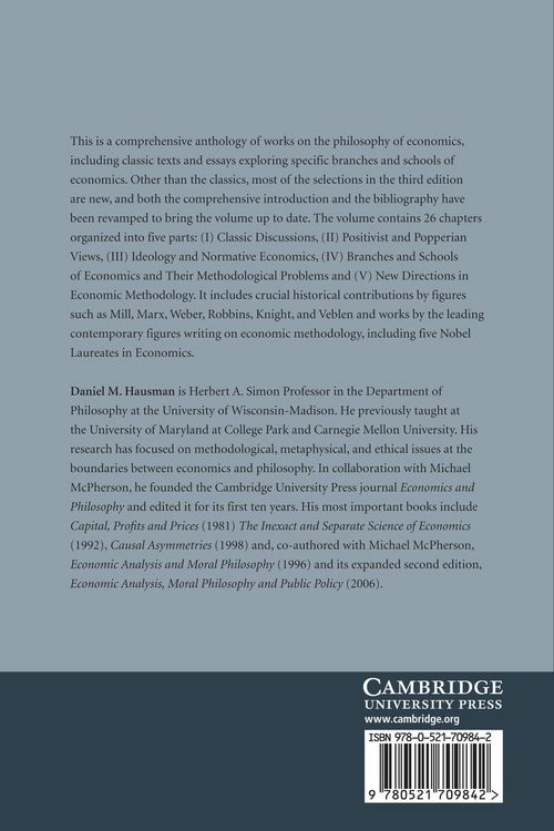 Produktbild: The Philosophy of Economics