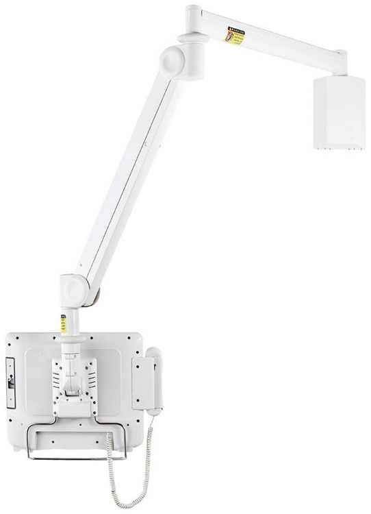 Produktbild: Neomounts FPMA-HAW100 Medical Monitor-Wandhalterung 1 Display(s) 25,4 cm (10") - 61 cm (24") Wei&szlig; H&ouml;henverstellbar, Neigbar, Schwenkbar, Ausziehbar