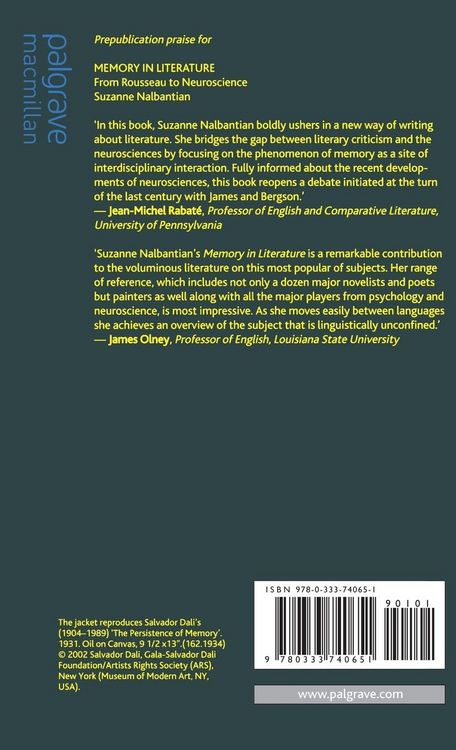 Produktbild: Memory in Literature