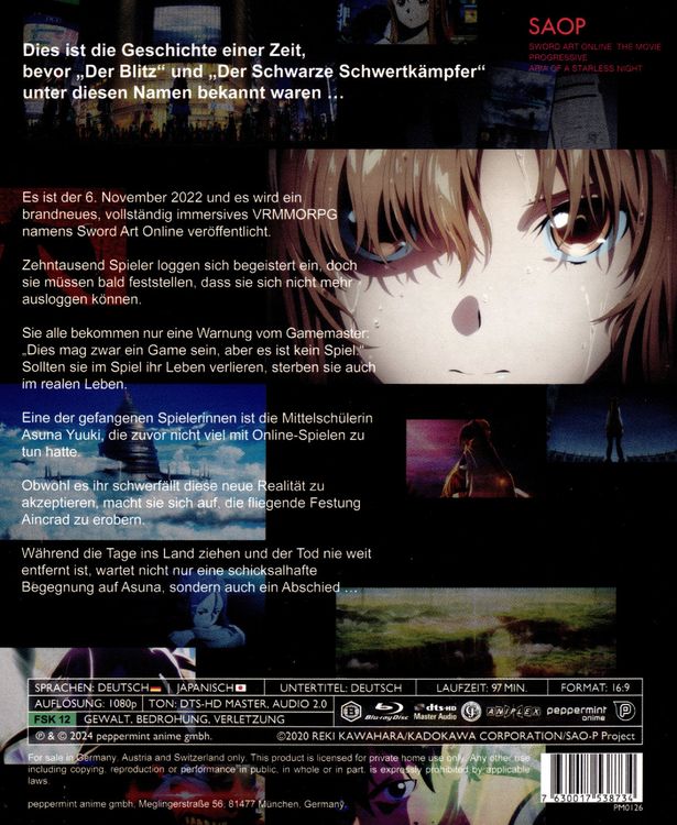 Sword Art Online: The Movie - Progressive: Aria of a Starless Night