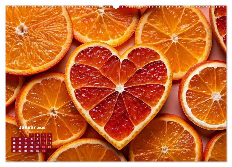 Produktbild: Die Welt in Orange (Wandkalender 2026 DIN A2 quer), CALVENDO Monatskalender