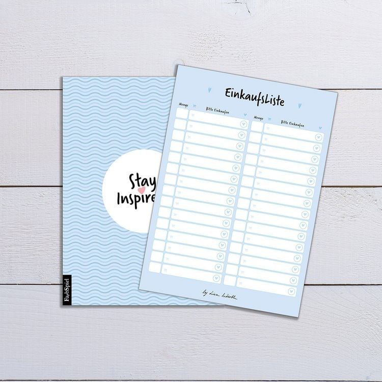 Produktbild: 6 Bl&ouml;cke inkl. Wochenplaner, Einkaufsliste, To Do Block/Liste, Notizblock, Kalender Notizblock, R&uuml;ckruf Notiz, 50 Seiten pro Block, DIN A6, Hochwertige Papierqualit&auml;t.