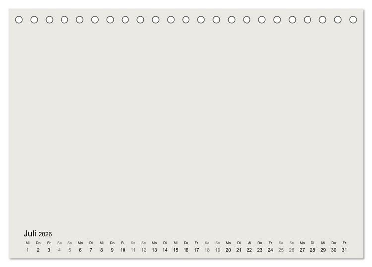 Produktbild: DIY Bastel-Kalender -Erdige Pastell Farben- Zum Selbstgestalten (Tischkalender 2026 DIN A5 quer), CALVENDO Monatskalender