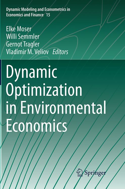 Produktbild: Dynamic Optimization in Environmental Economics