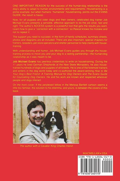 Produktbild: The Evans Guide for Housetraining Your Dog