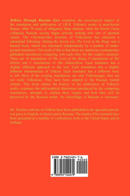 Produktbild: Tolkien Through Russian Eyes