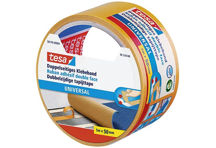 Produktbild: tesa Doppelseitiges Klebeband 10mx50mm 50mmx10m