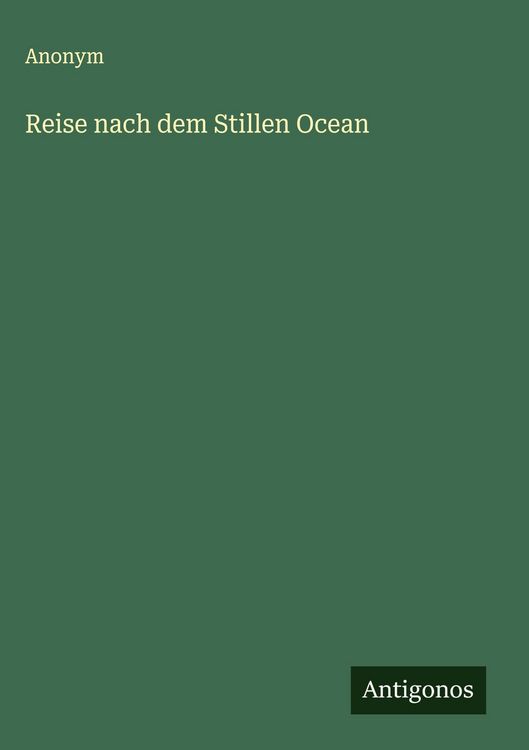 Produktbild: Reise nach dem Stillen Ocean