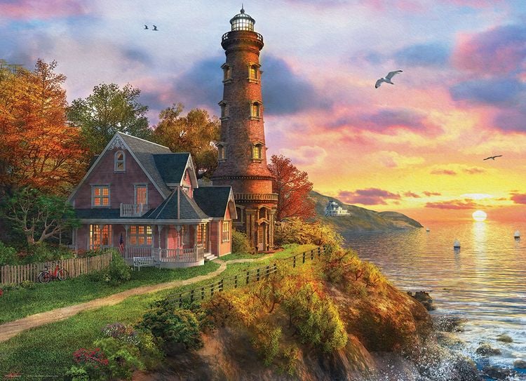 Produktbild: Puzzle 1000 Teile - The Old Lighthouse