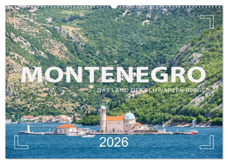Produktbild: Montenegro - Das Land der schwarzen Berge (Wandkalender 2026 DIN A2 quer), CALVENDO Monatskalender