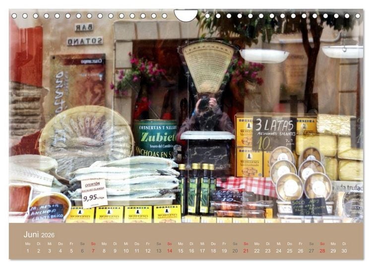 Produktbild: Spanische LebensArt (Wandkalender 2026 DIN A4 quer), CALVENDO Monatskalender
