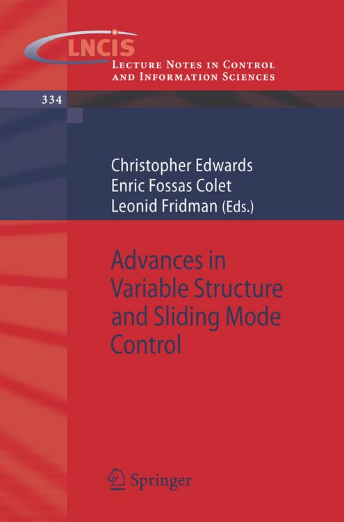 Produktbild: Advances in Variable Structure and Sliding Mode Control