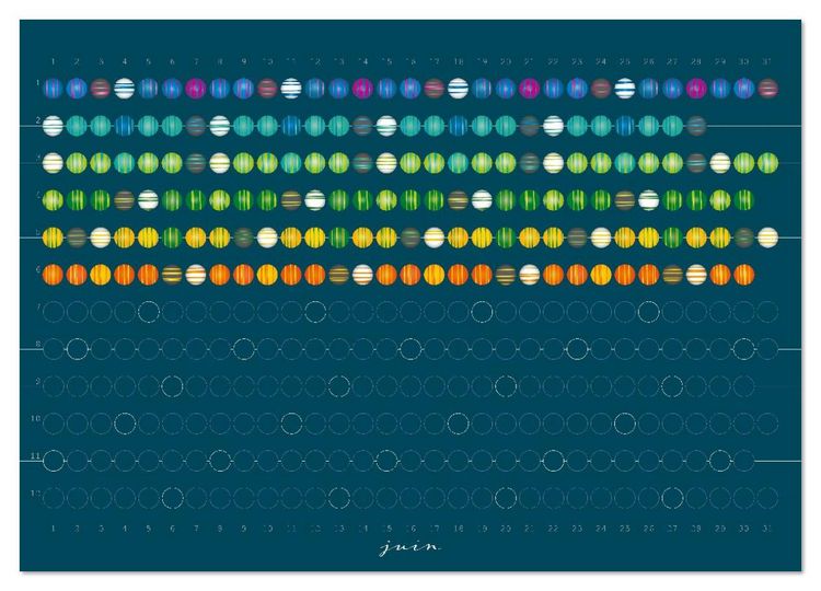 Produktbild: Une perle pour chaque jour (Calendrier mural 2026 DIN A3 vertical), CALVENDO calendrier mensuel