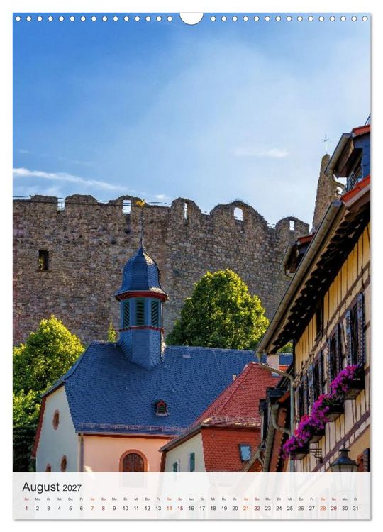Produktbild: Lindenfels im Odenwald (Wandkalender 2027 DIN A3 hoch), CALVENDO Monatskalender