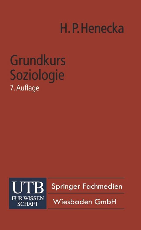 Produktbild: Grundkurs Soziologie