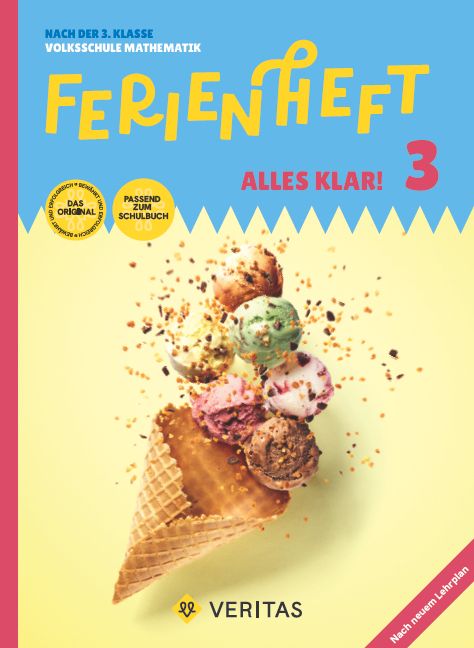 Produktbild: Ferienheft Alles klar! 3. Klasse Volksschule. Lehrplan 2023
