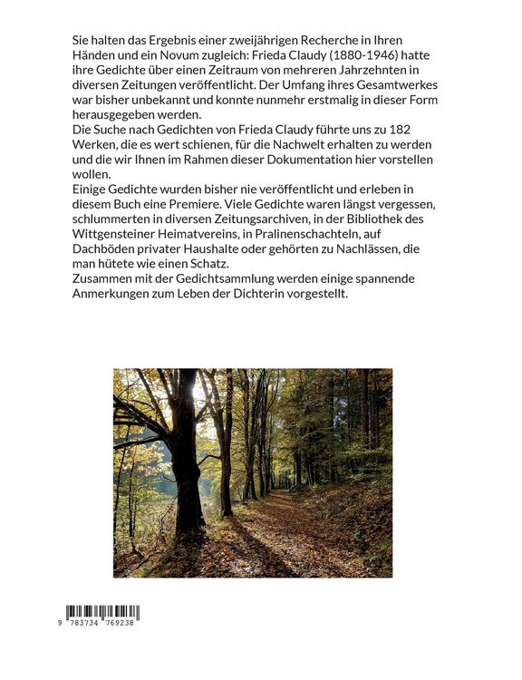 Produktbild: Frieda Claudy - Poesie aus Wittgenstein