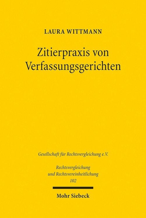 Produktbild: Zitierpraxis von Verfassungsgerichten