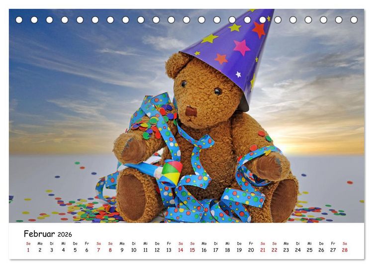 Produktbild: Allerliebste Teddyb&auml;ren (Tischkalender 2026 DIN A5 quer), CALVENDO Monatskalender